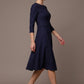 Seed Gresham 3/4 Sleeve Knee Length A-Line Dress 