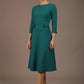 Seed Gresham 3/4 Sleeve Knee Length A-Line Dress 