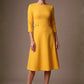 Seed Gresham 3/4 Sleeve Knee Length A-Line Dress 