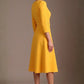 Seed Gresham 3/4 Sleeve Knee Length A-Line Dress 