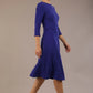 Seed Gresham 3/4 Sleeve Knee Length A-Line Dress 