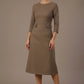 Seed Gresham 3/4 Sleeve Knee Length A-Line Dress 