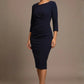 Peppard 3/4 Sleeve Pencil Dress 