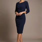 Peppard 3/4 Sleeve Pencil Dress 