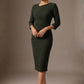Peppard 3/4 Sleeve Pencil Dress 