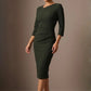 Peppard 3/4 Sleeve Pencil Dress 