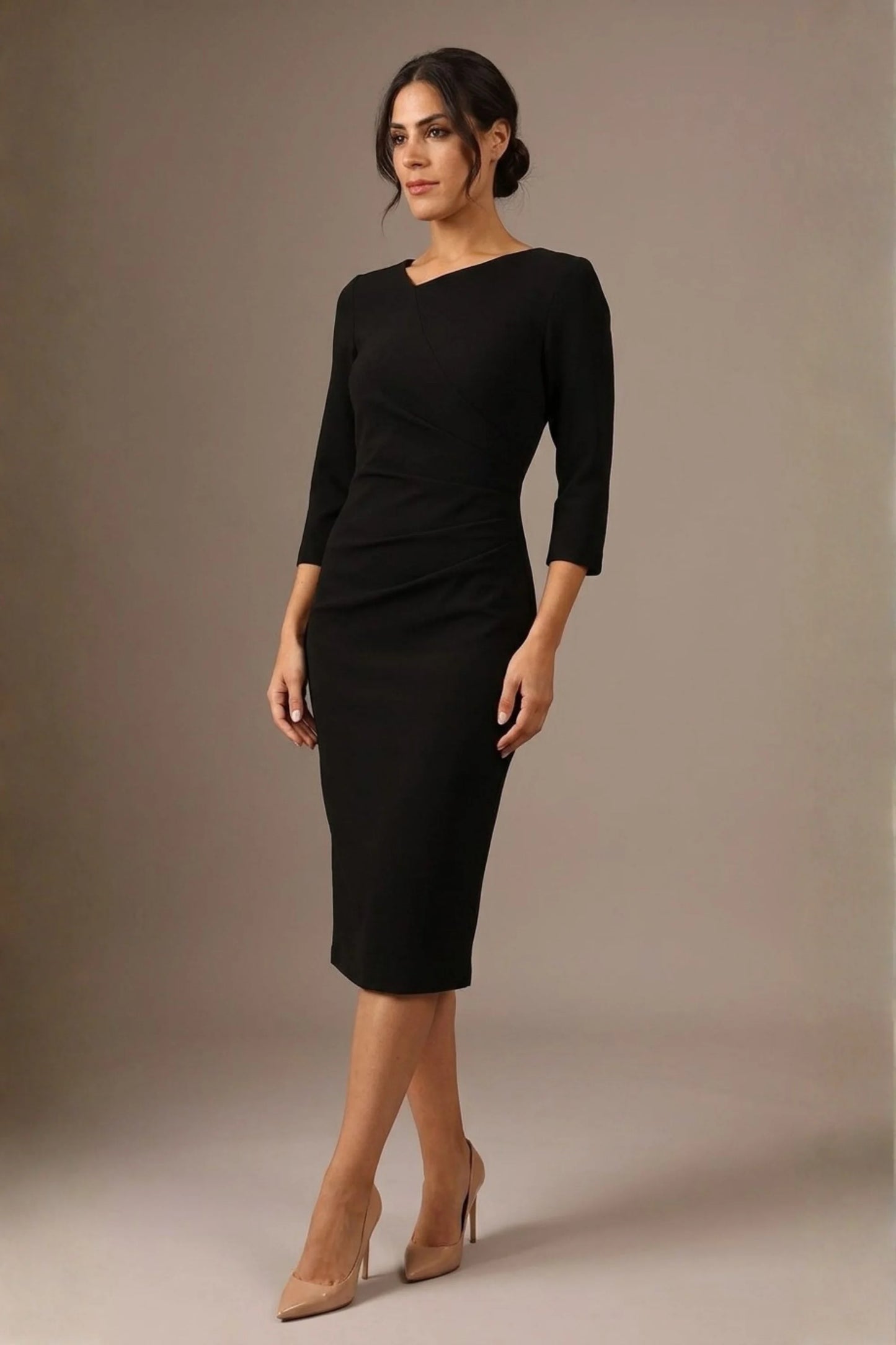 Peppard 3/4 Sleeve Pencil Dress 