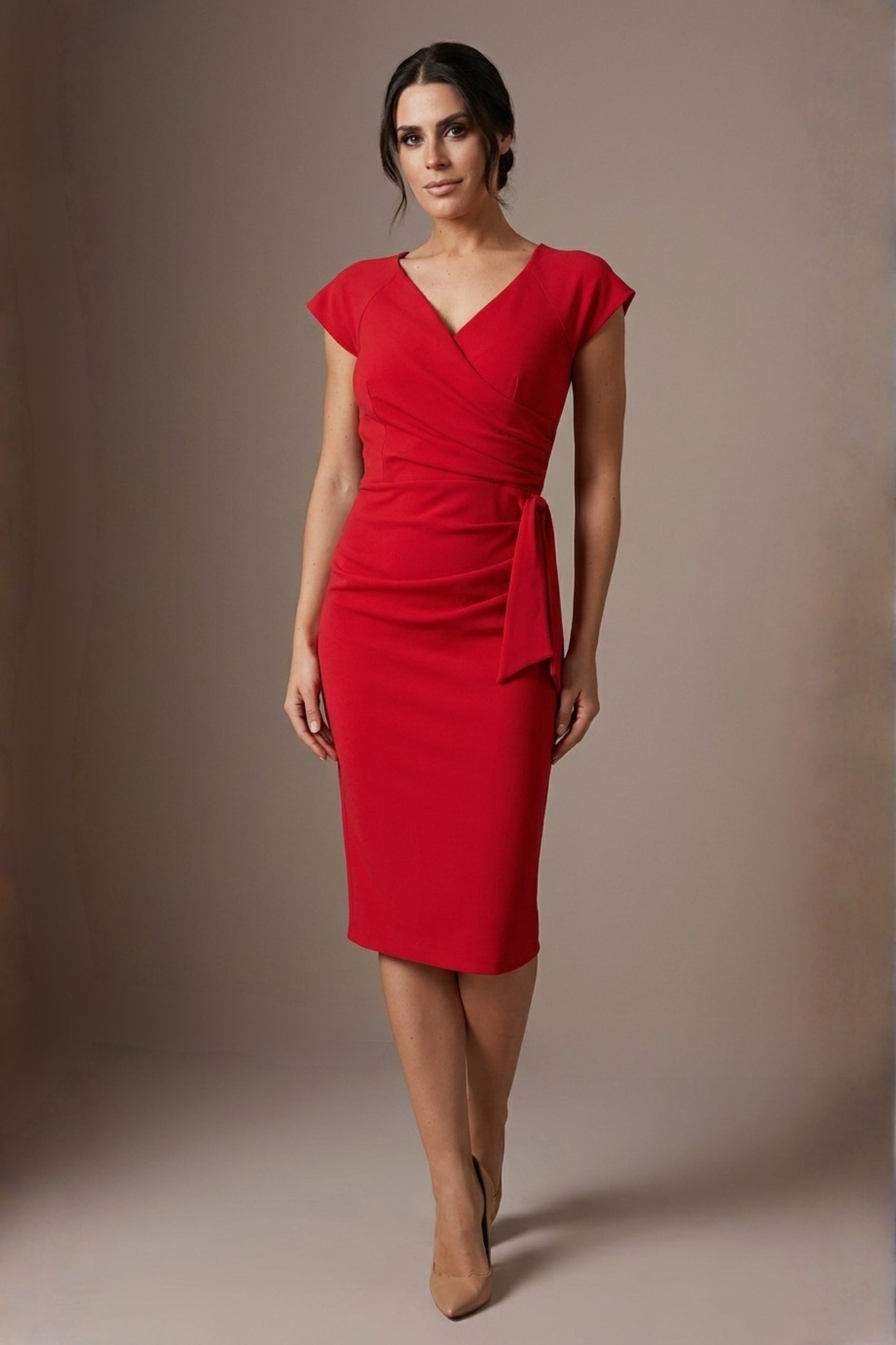 Syon Short Sleeved Pencil Dress 