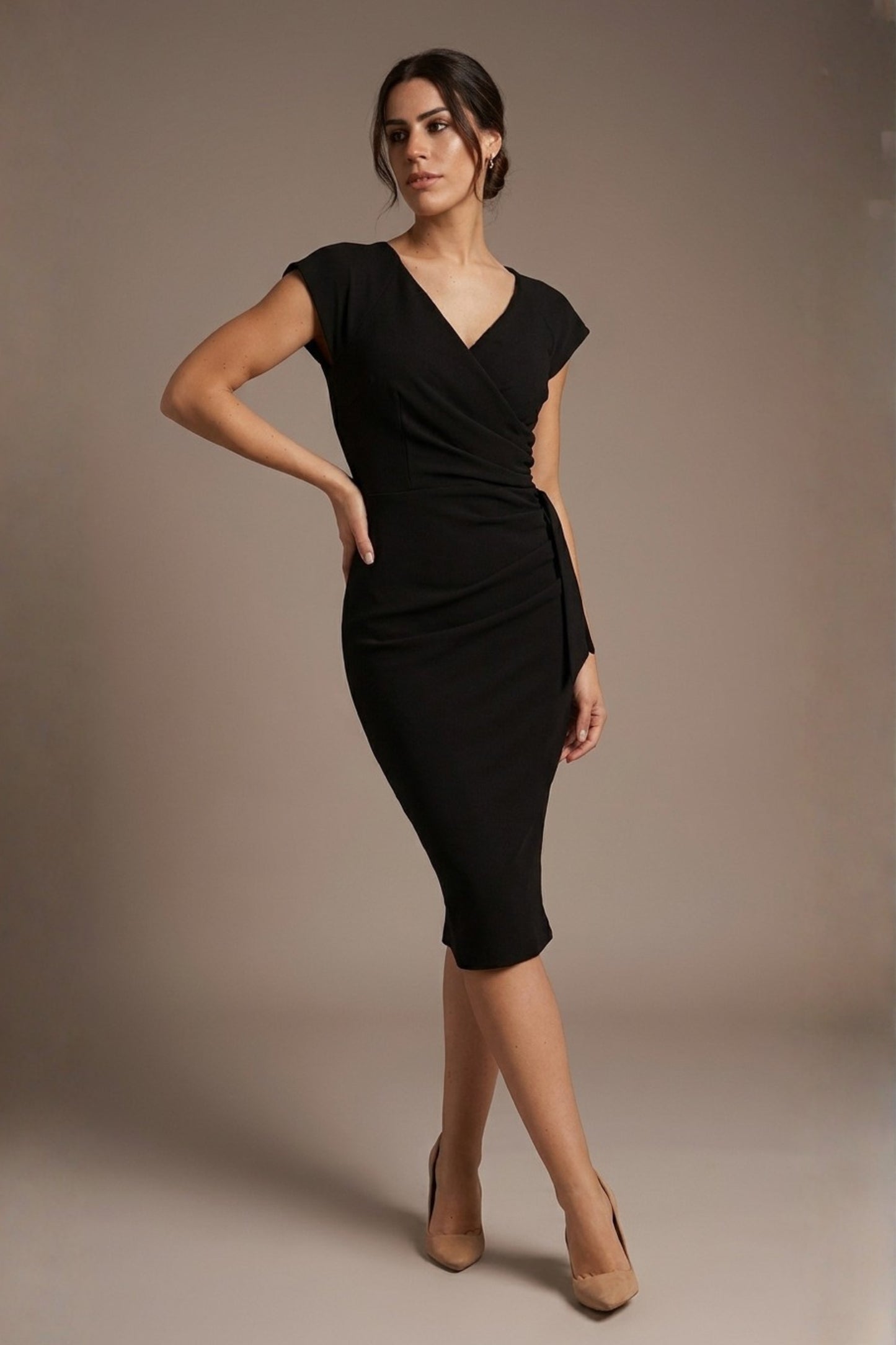 Syon Short Sleeved Pencil Dress 