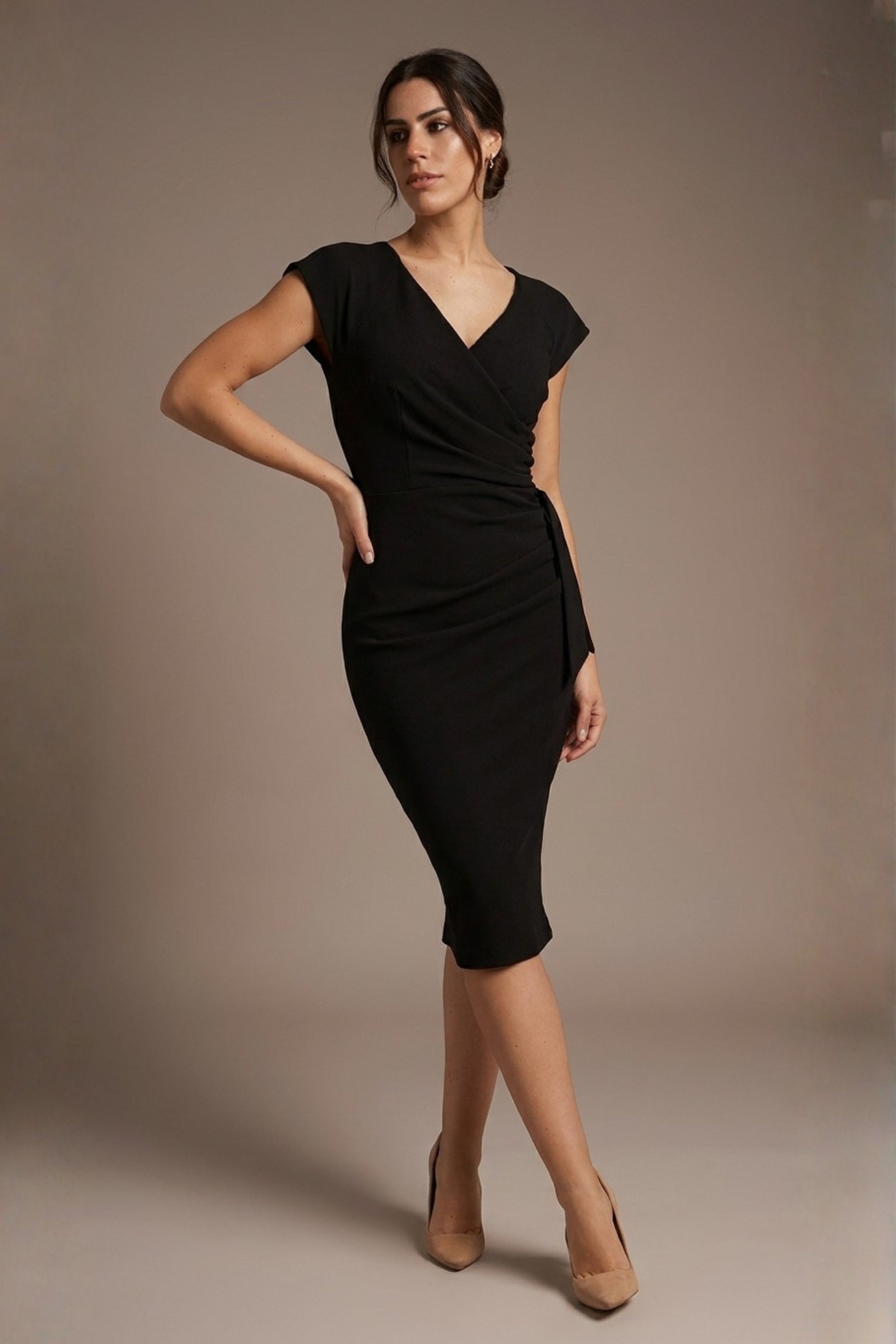 Syon Short Sleeved Pencil Dress 