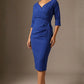 Bronwen 3/4 sleeved Tie Pencil Dress 