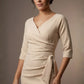 Bronwen 3/4 sleeved Tie Pencil Dress 