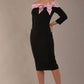 Rosalind Off Shoulder Bow Detail Pencil Dress 