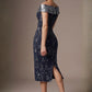 Florence Off Shoulder Pencil dress
