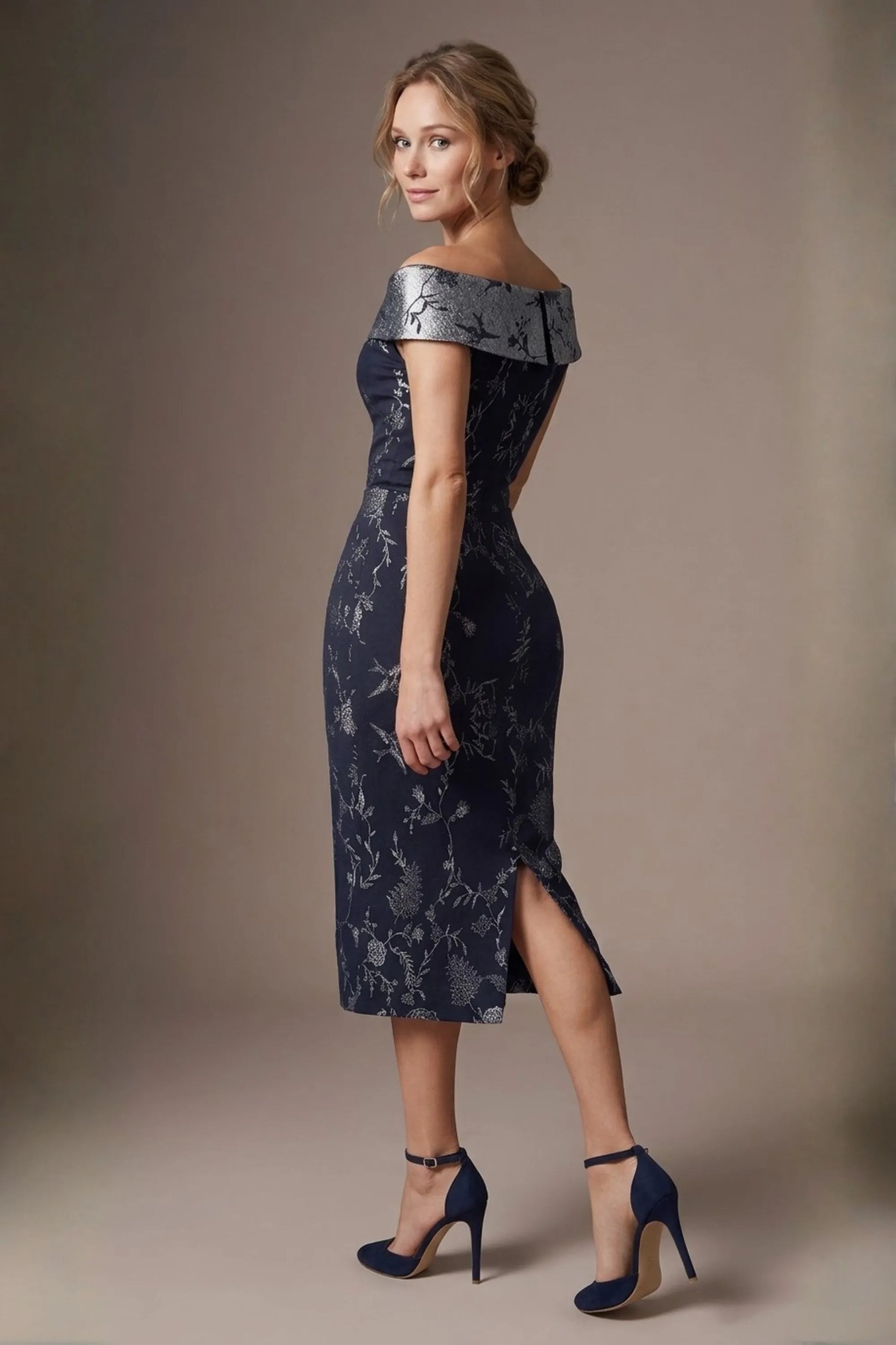Florence Off Shoulder Pencil dress