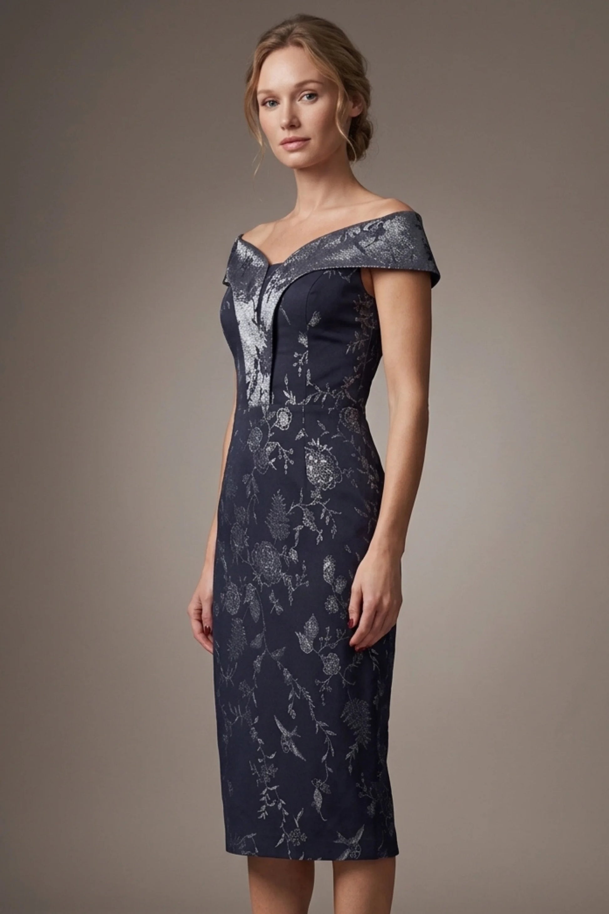 Florence Off Shoulder Pencil dress