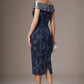 Florence Off Shoulder Pencil dress