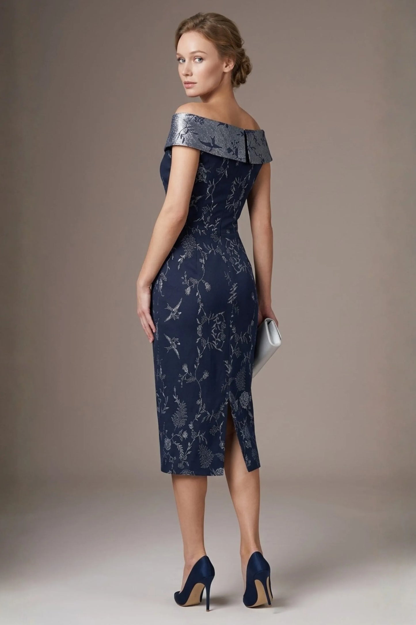 Florence Off Shoulder Pencil dress