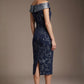 Florence Off Shoulder Pencil dress