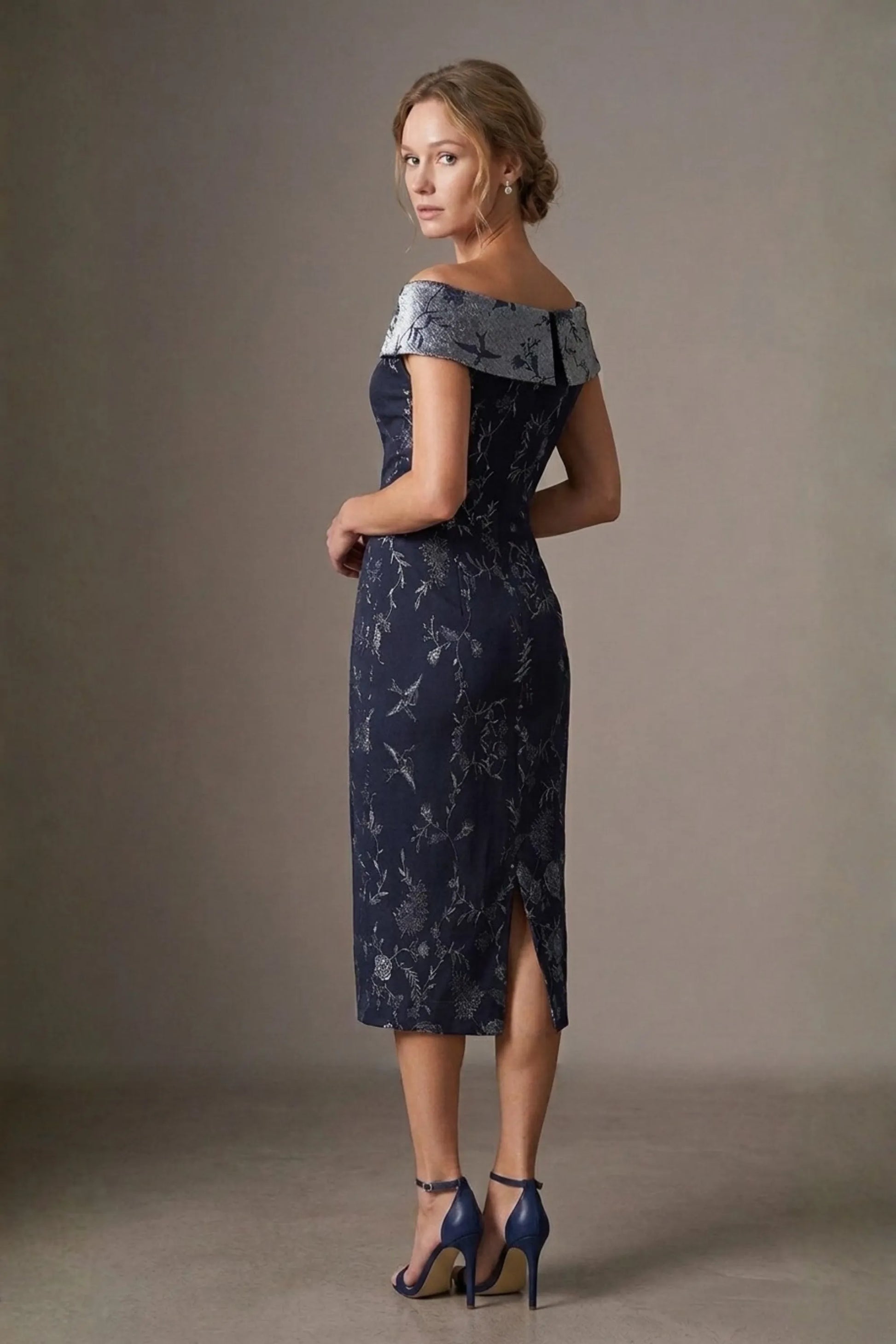 Florence Off Shoulder Pencil dress