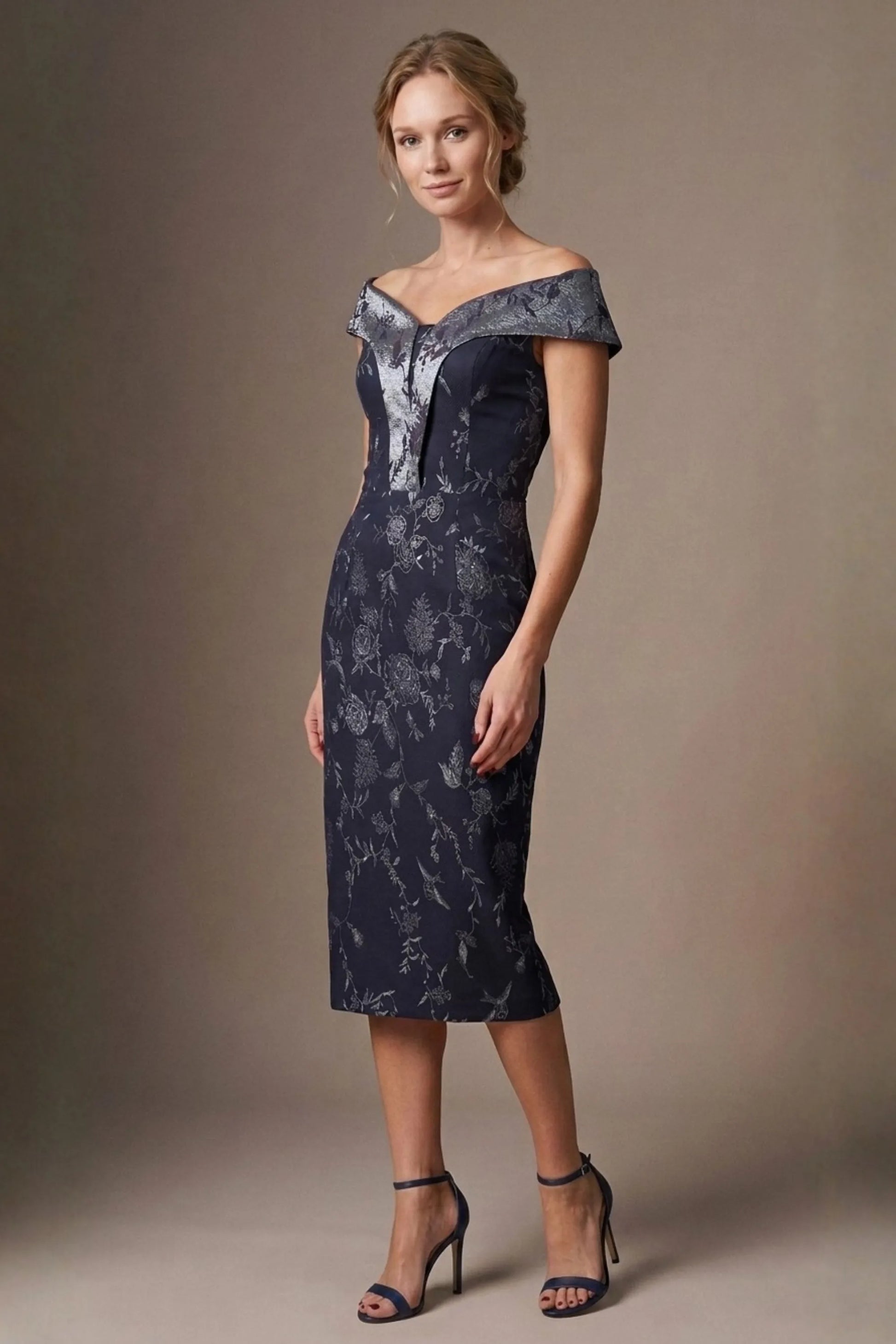 Florence Off Shoulder Pencil dress