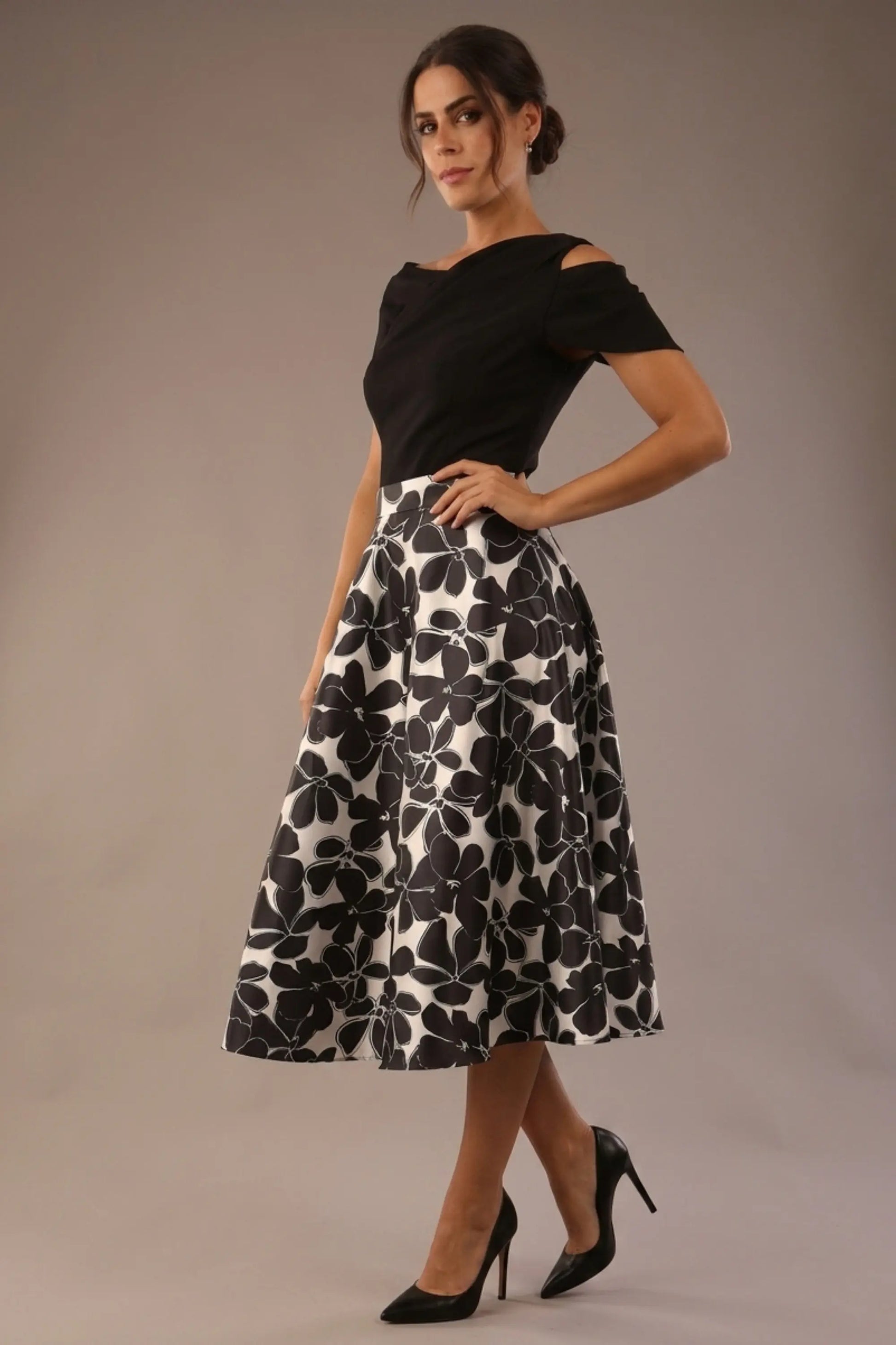Gwendolyn Midi Length Skirt 