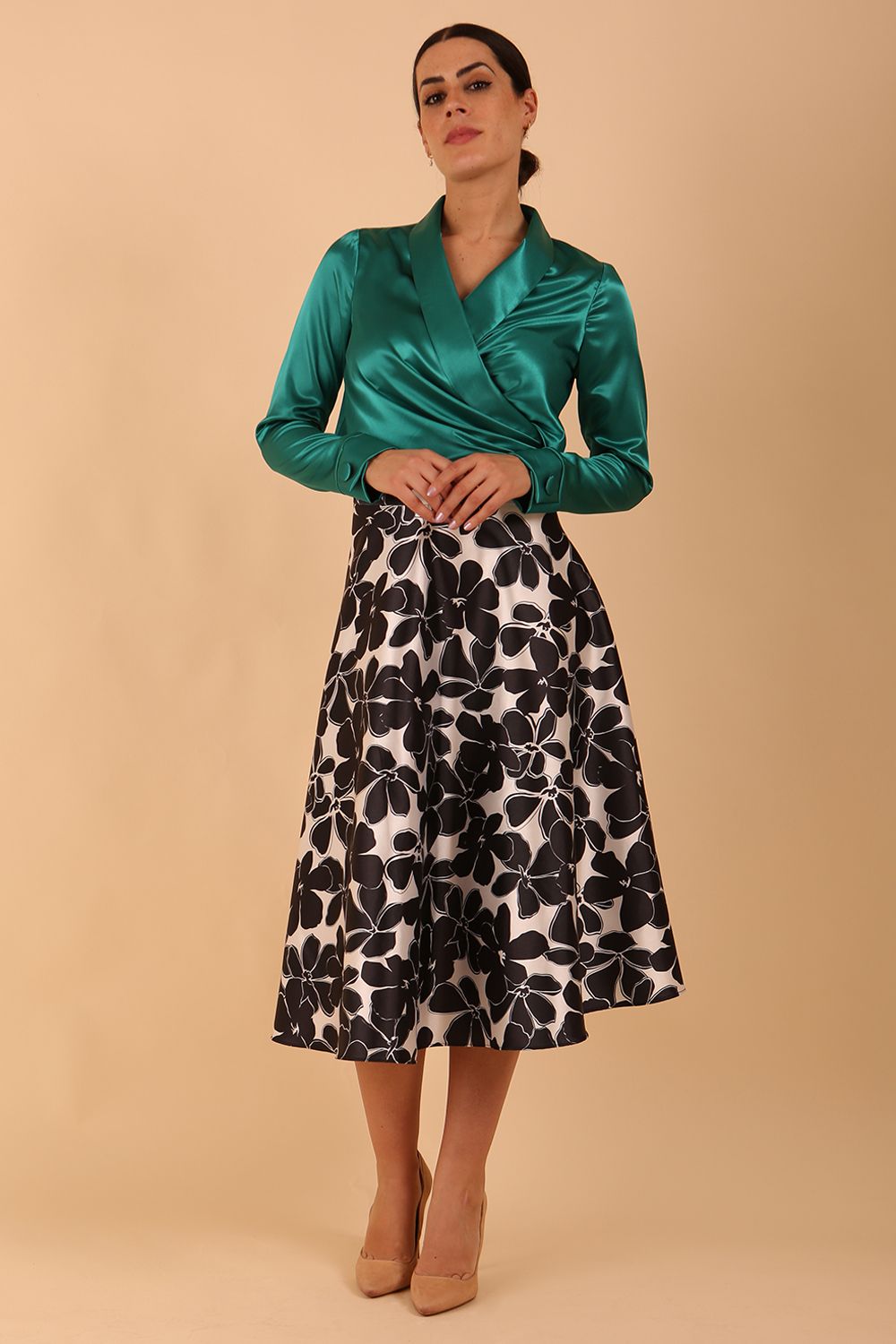 (PRE-ORDER) Gwendolyn Midi Length Skirt