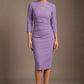 Clementine Keyhole Sleeved Pencil Dress 