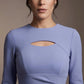 Clementine Keyhole Sleeved Pencil Dress 