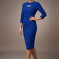 Clementine Keyhole Sleeved Pencil Dress 