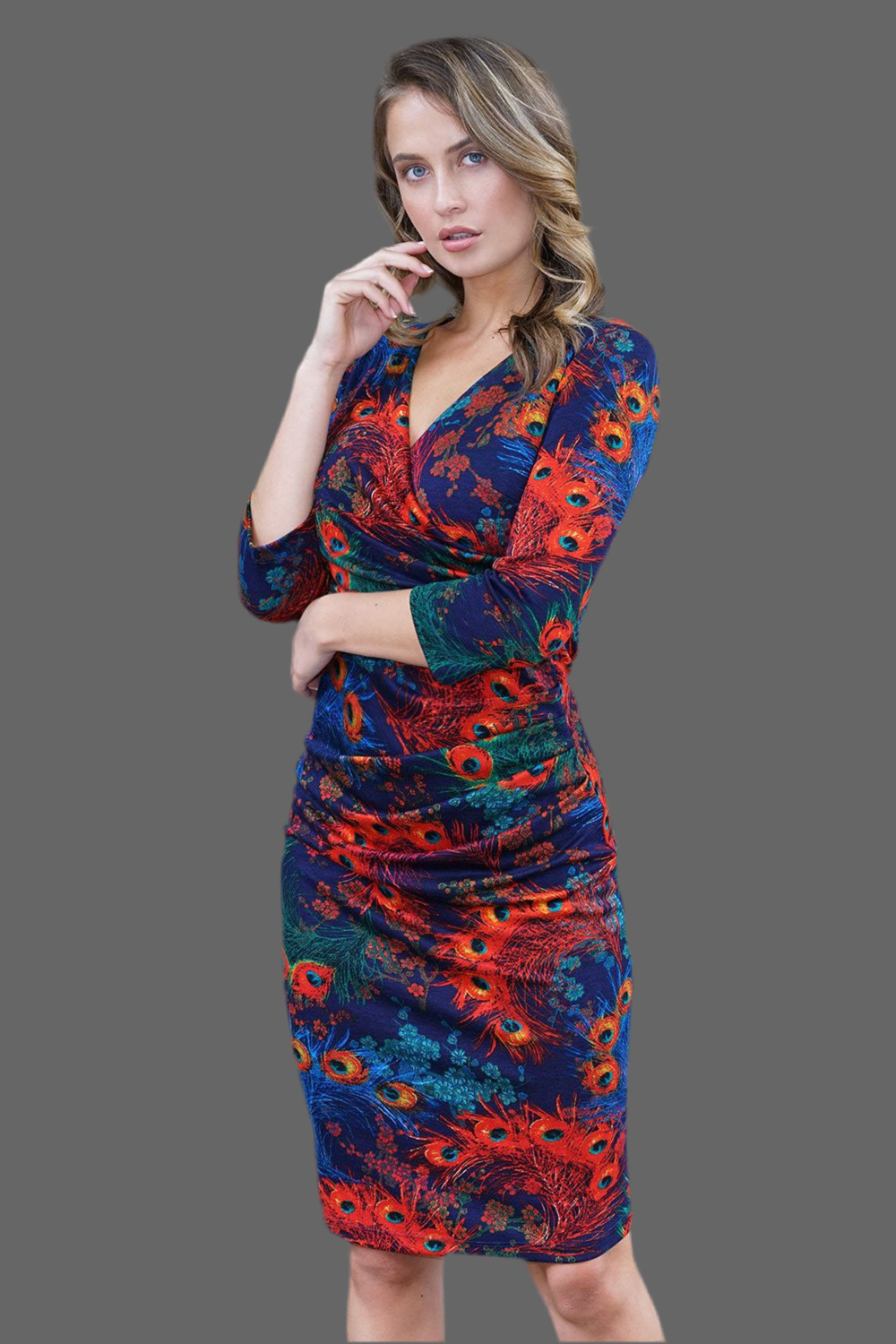 Morello Print Dress