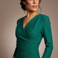 Seed Addison Pleated V-Neck Dress 