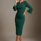 Seed Cicely Rosette Cuff Dress
