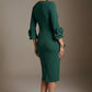 Seed Cicely Rosette Cuff Dress