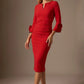 Seed Cicely Rosette Cuff Dress
