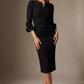 Seed Cicely Rosette Cuff Dress