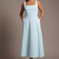 Tamsin Square Neckline A-line Dress with pockets