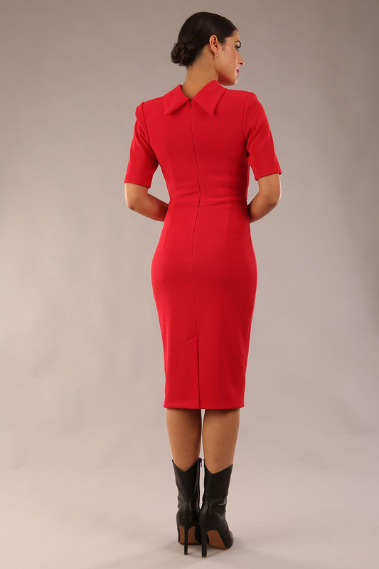 (PRE-ORDER) Highmoor Short Sleeved Pencil Dress