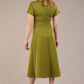 (PRE-ORDER) Kira Short-Sleeved Bond A-Line Midi Dress