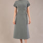 (PRE-ORDER) Kira Short-Sleeved Bond A-Line Midi Dress