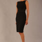 Bijou Sleeveless Bodycon Pencil Dress with Satin Detail