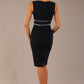 Bijou Sleeveless Bodycon Pencil Dress with Satin Detail