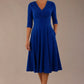 Fabienne 3/4 sleeved A-line Dress with pockets 