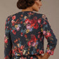 Valetta Cropped Floral Jacquard Jacket 