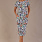 (PRE-ORDER) Carlisle Boat Neck Short Sleeve Midi Pencil Dress