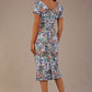 (PRE-ORDER) Carlisle Boat Neck Short Sleeve Midi Pencil Dress