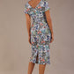 (PRE-ORDER) Carlisle Boat Neck Short Sleeve Midi Pencil Dress