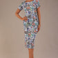 (PRE-ORDER) Carlisle Boat Neck Short Sleeve Midi Pencil Dress