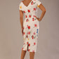 (PRE-ORDER) Carlisle Boat Neck Short Sleeve Midi Pencil Dress