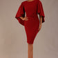(PRE-ORDER) Luella Dolman Sleeve Knee-Length Pencil Dress